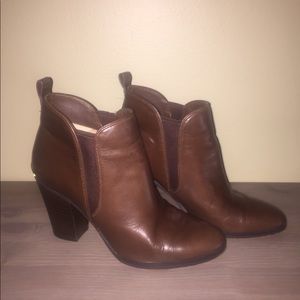 Michael Kors Dark Brown Leather Boots